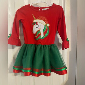 Emily Rose Christmas Unicorn Dress